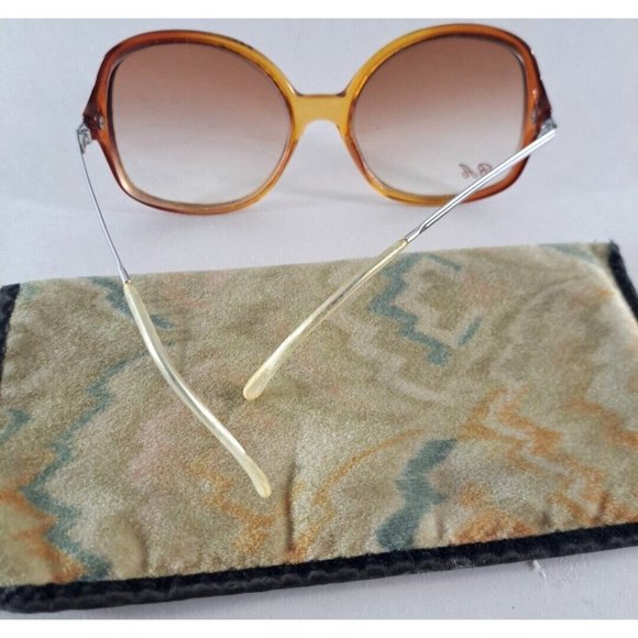 VTG Vienna Line Womens Sunglasses Plastic & Metal Frames W Slipcase Austria main image 5